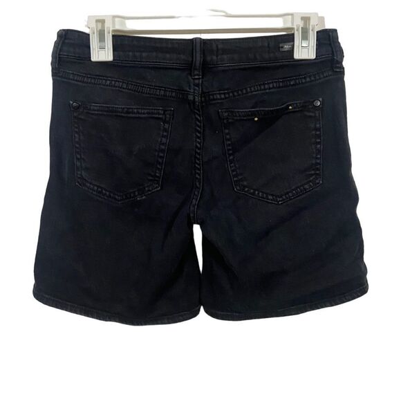 Anthropologie Pilcro and the Letterpress Black Stet Midi Length Shorts - Picture 2 of 4